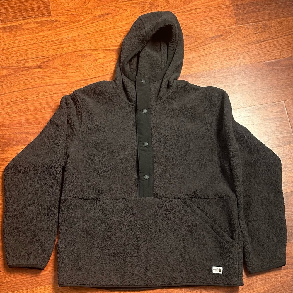 North Face Fleece Hoodie Mens Large